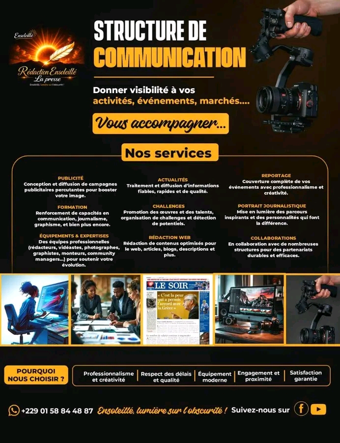 ENSOLEILLÉ : une structure de communication au service de la visibilité et de la créativité